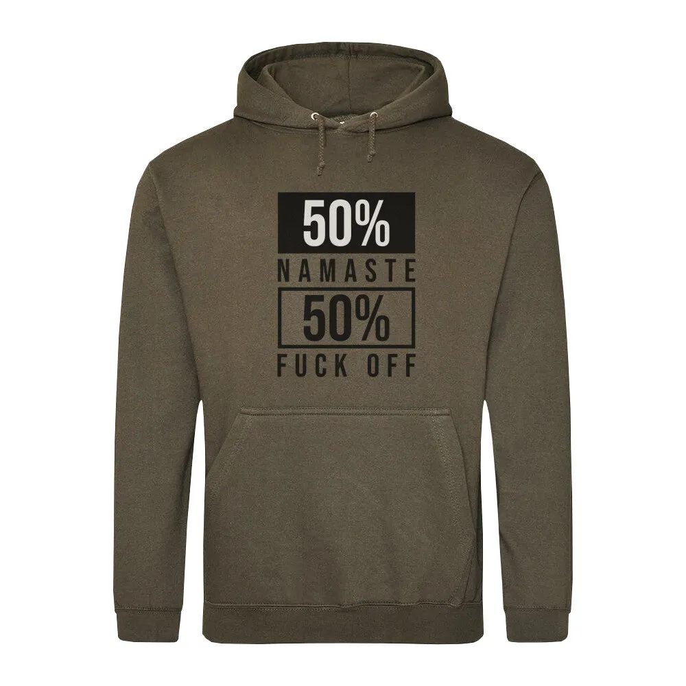 Hoodie - 50 % Namaste -