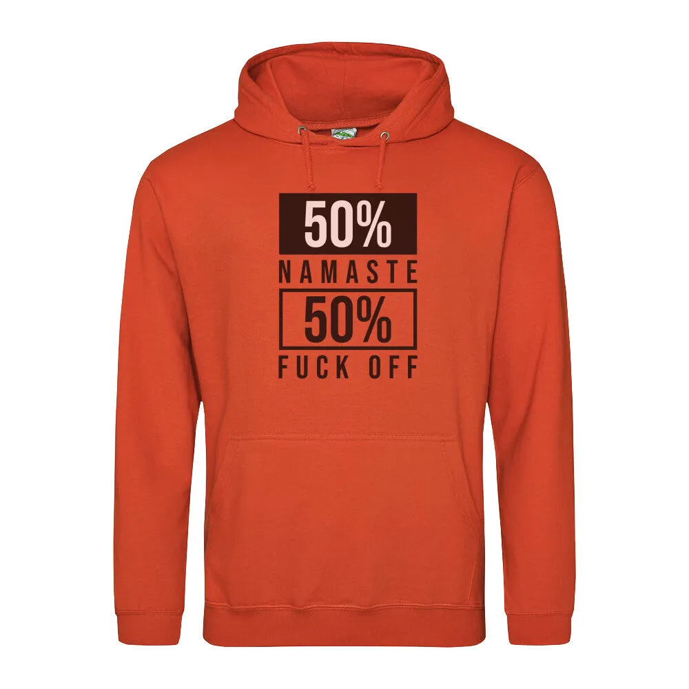 Hoodie - 50 % Namaste -