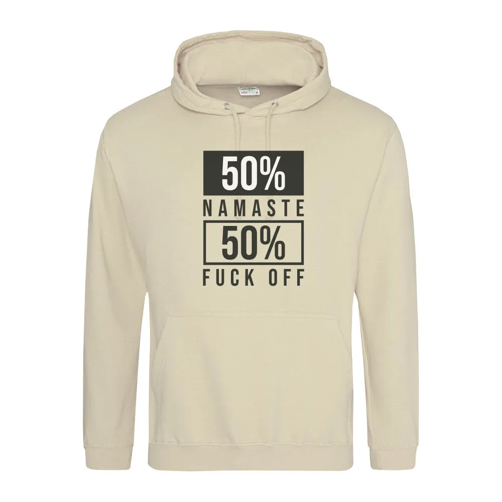 Hoodie - 50 % Namaste -