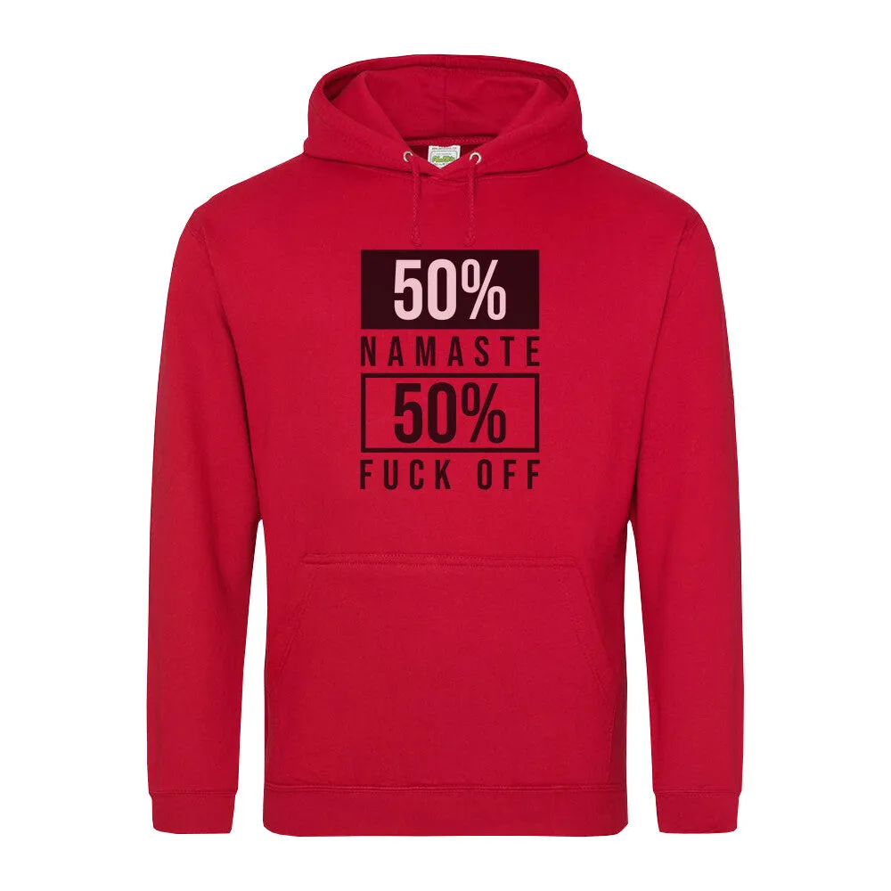 Hoodie - 50 % Namaste -