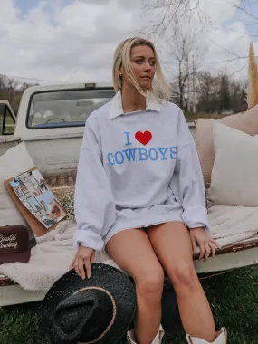 I Love Cowboys Sweatshirt