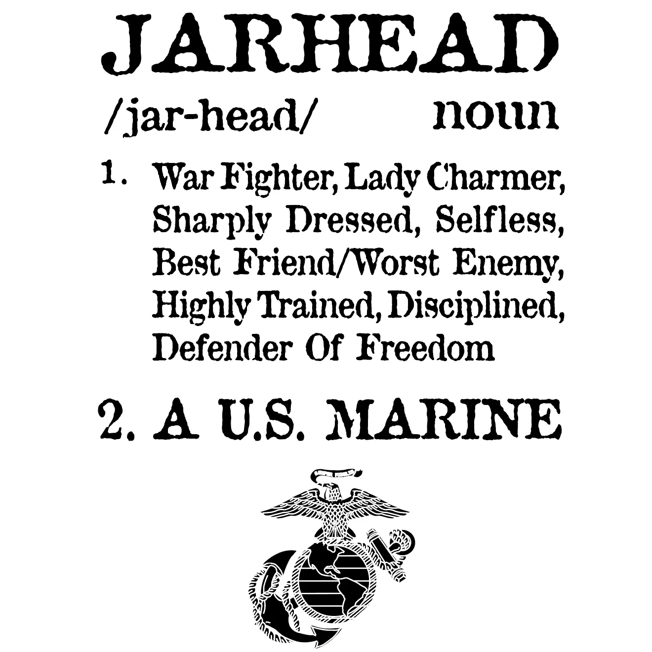 Jarhead 2-Sided Sweatshirt