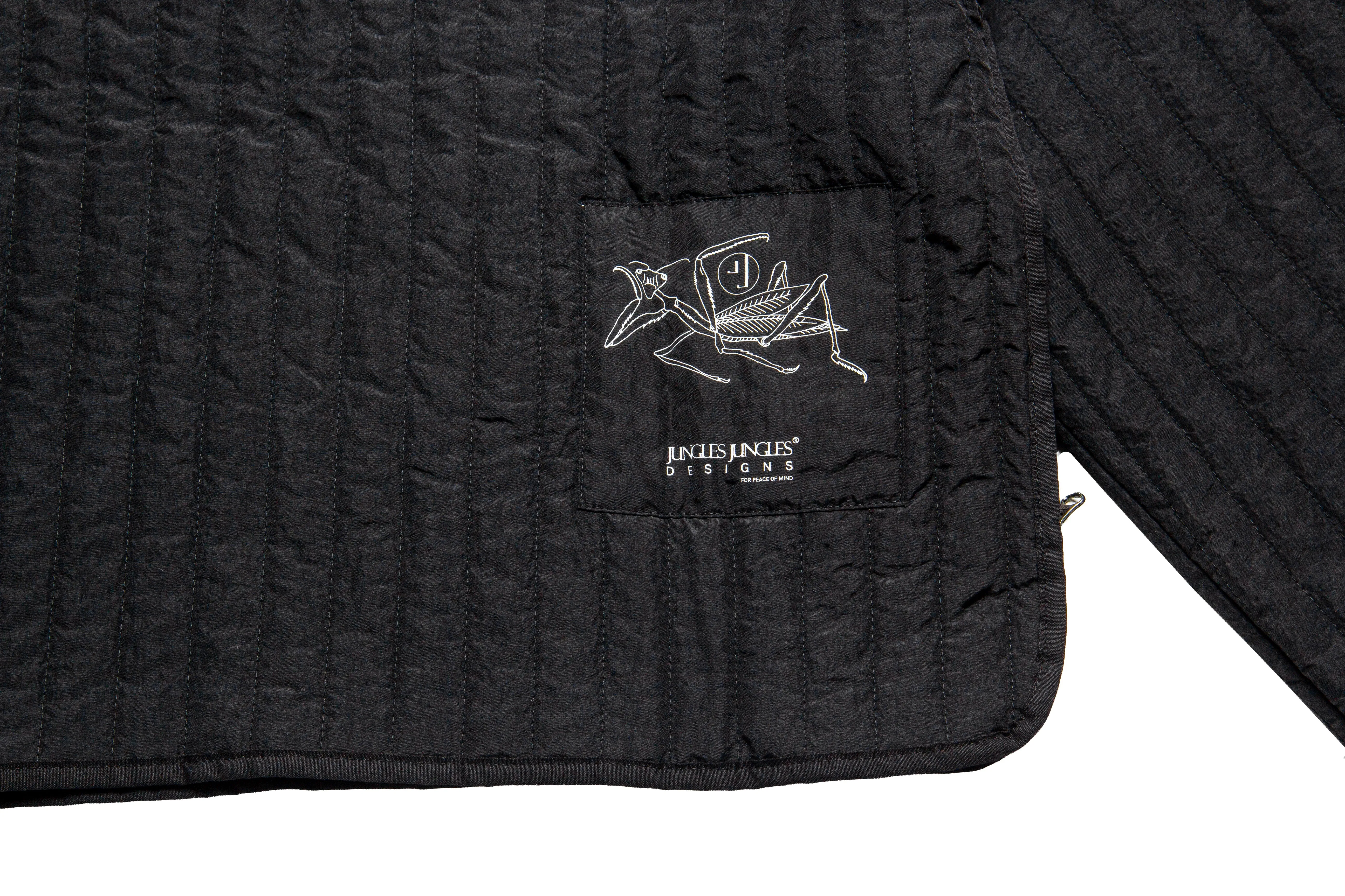 Jungles Jungles Quilted Pullover "Black"