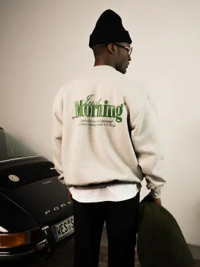 Just Morning Oversize Sweatshirt