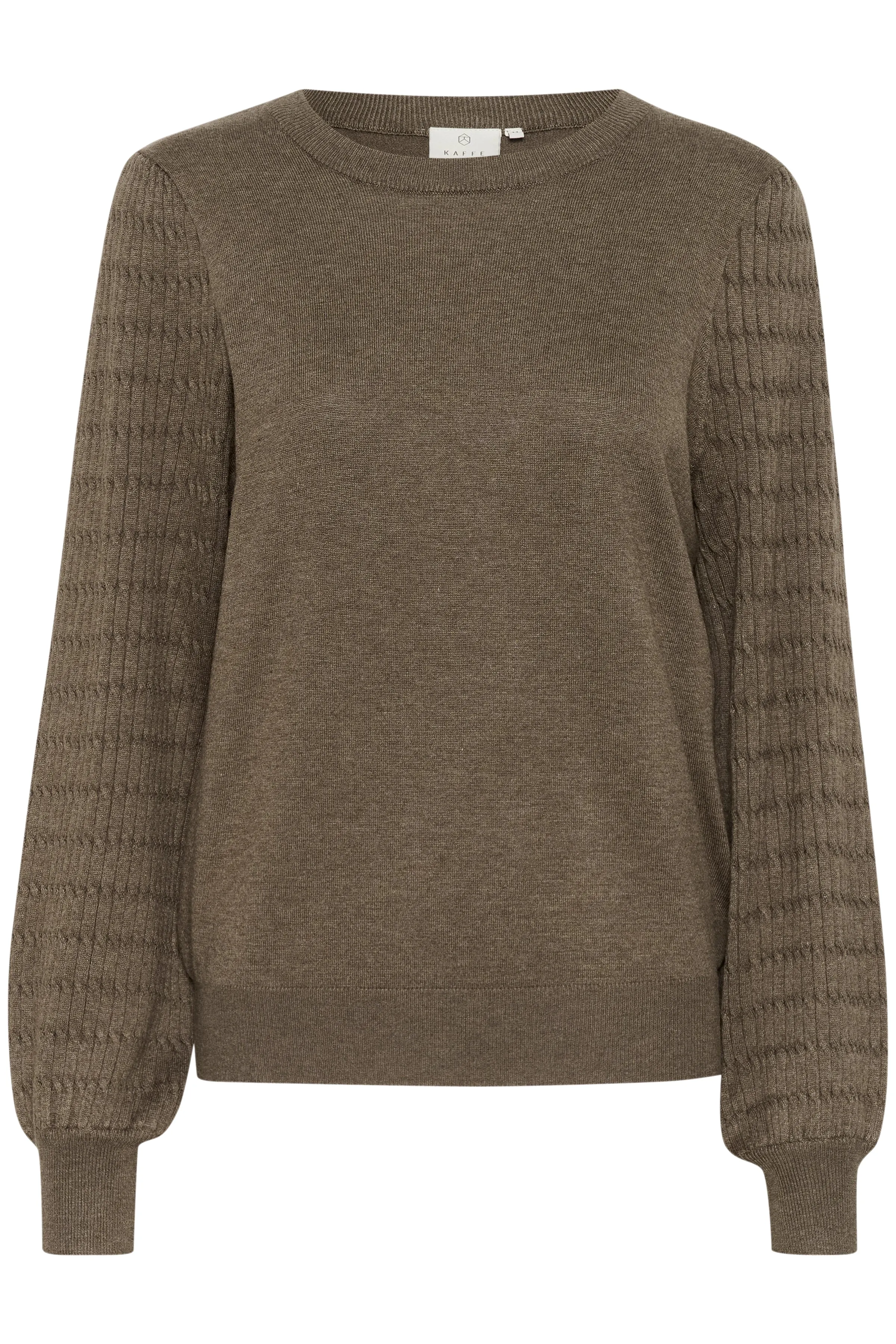 Kaffe KANanna pullover major brown