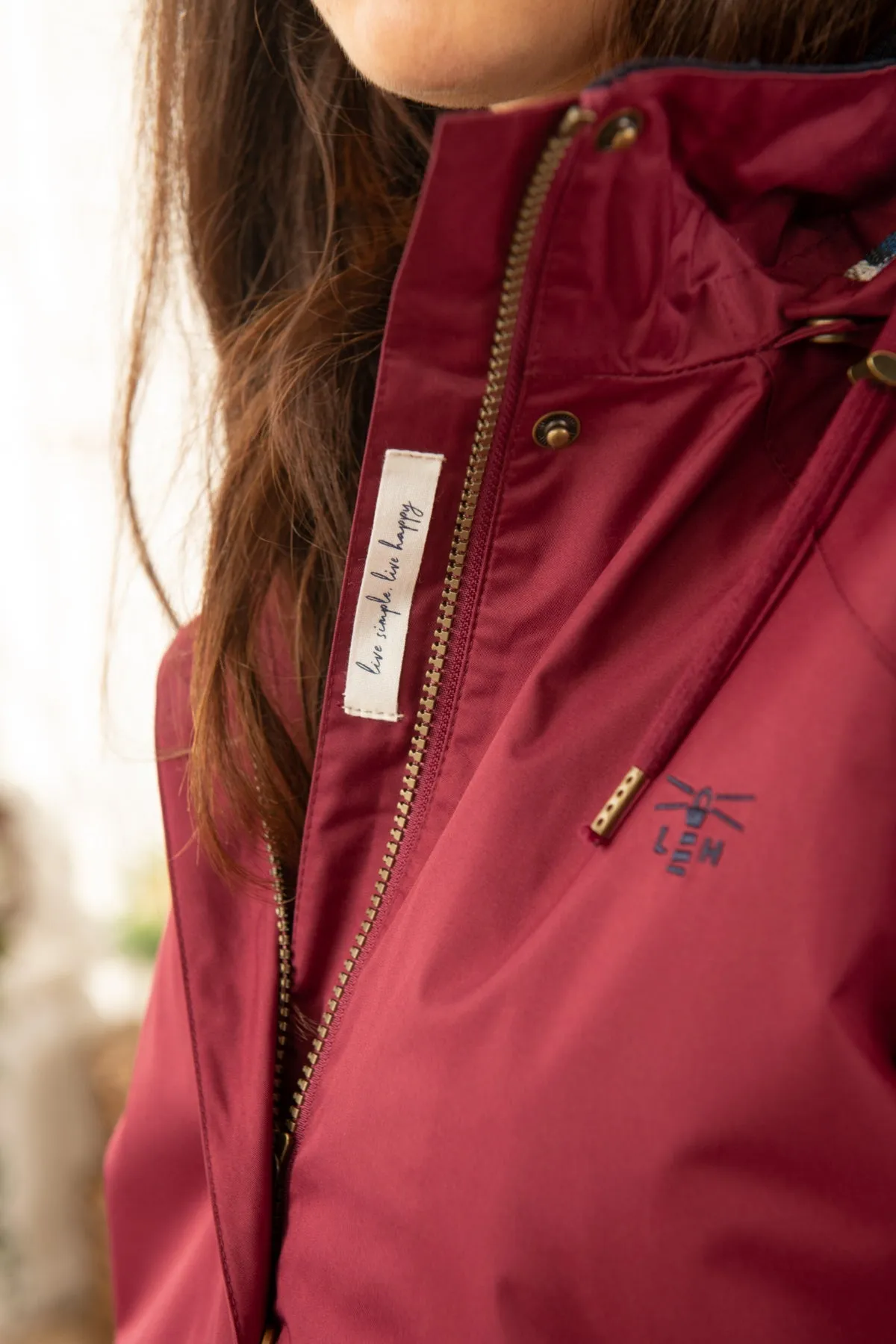 Kendal Raincoat - Berry