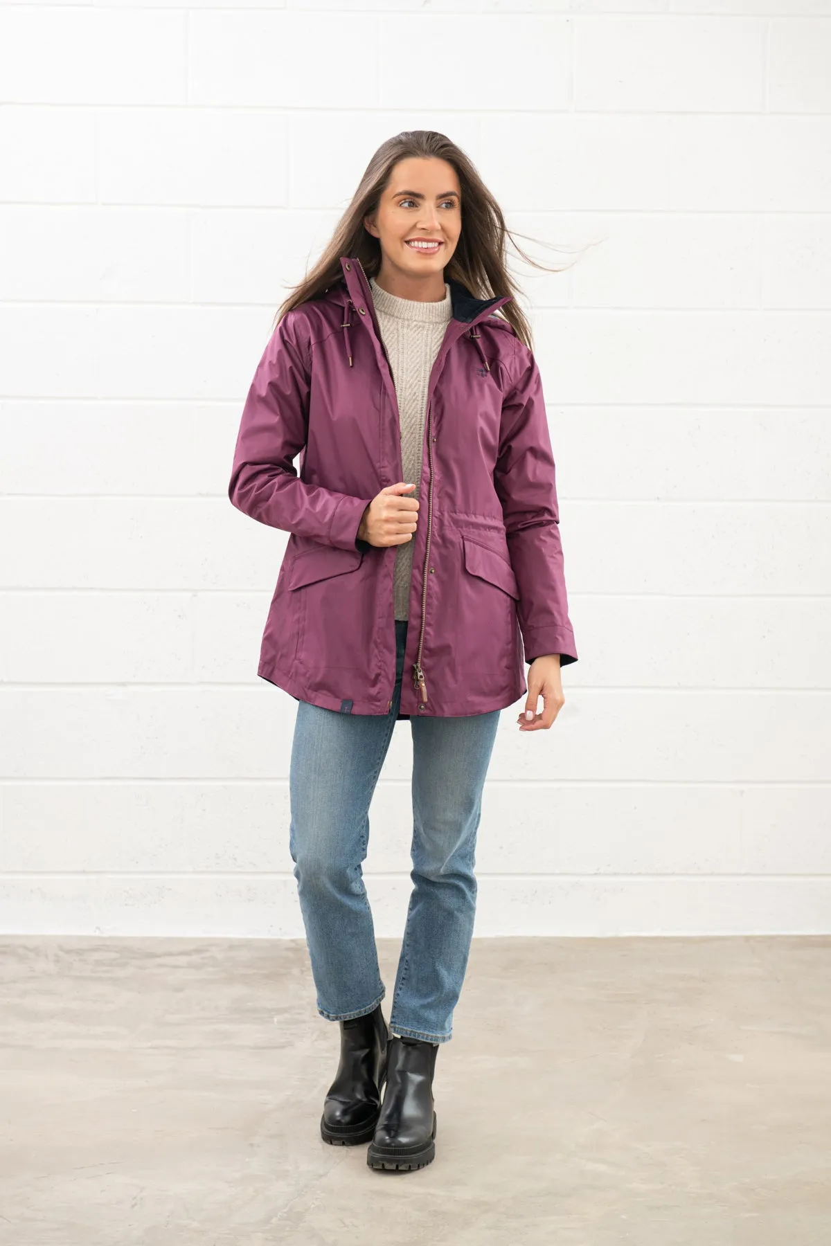 Kendal Raincoat - Plum