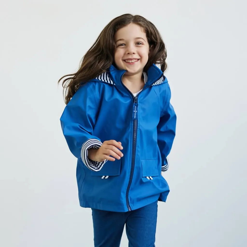 Kids' Blue Raincoat - No Returns - 10 Years Only