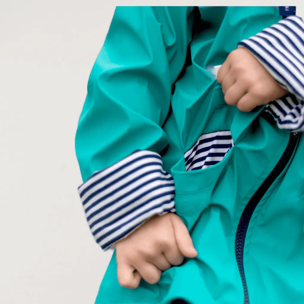 Kids' Raincoat - Sea Green