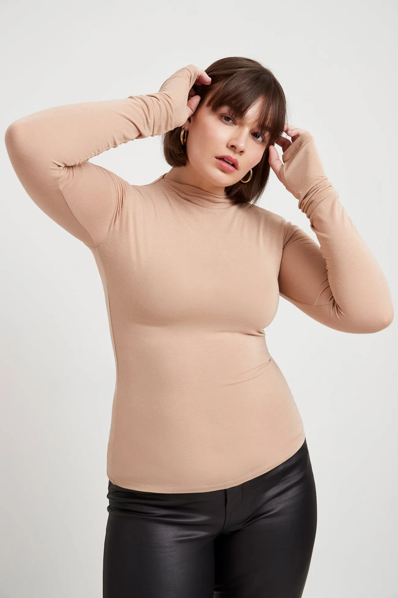 Liana Mock Turtleneck