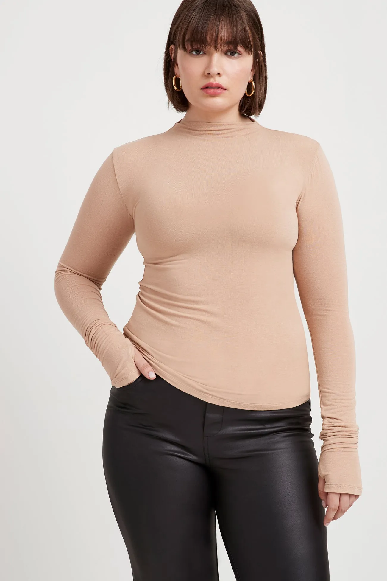 Liana Mock Turtleneck