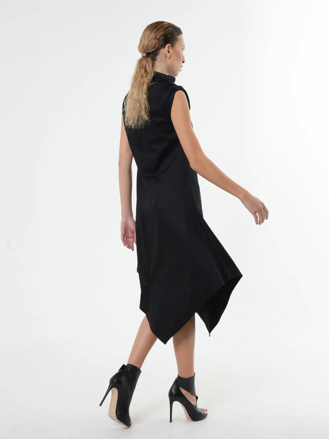 Loose Black Tunic Dress