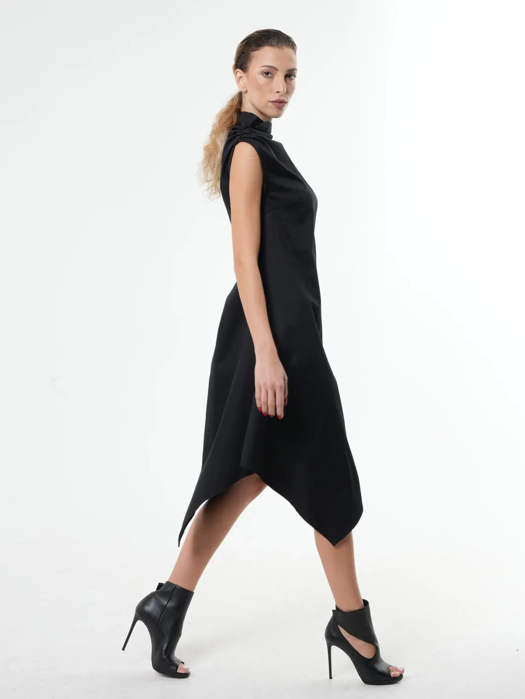 Loose Black Tunic Dress