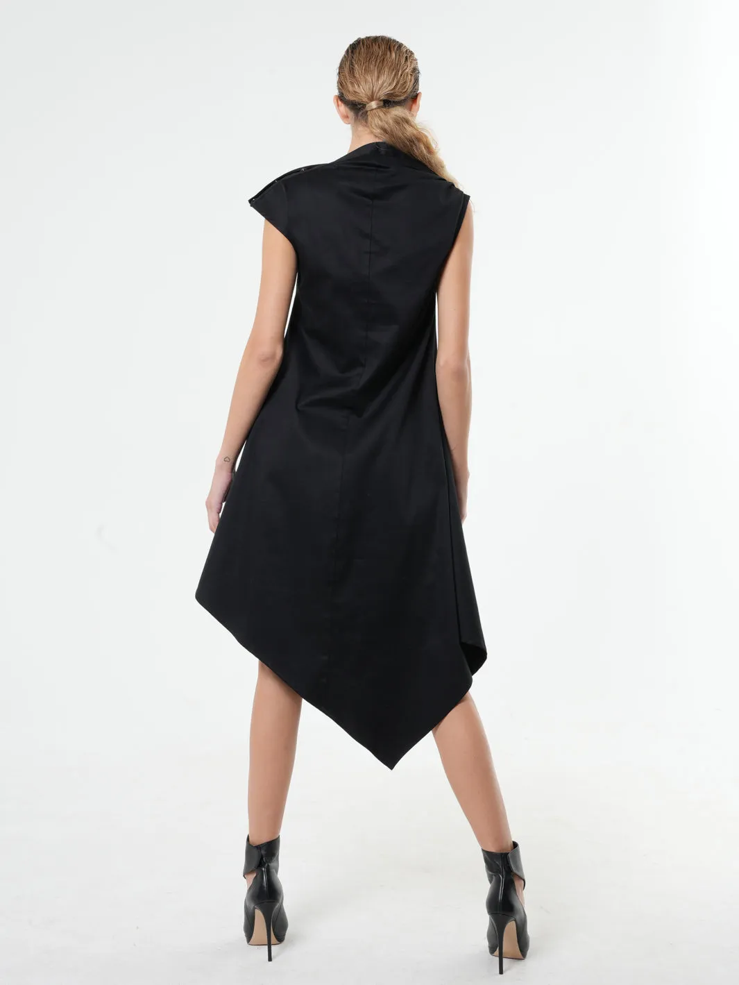 Loose Black Tunic Dress