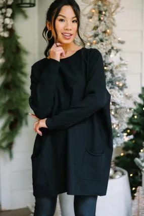 Loving My Life Black Pocket Tunic