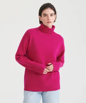 Luxe Cashmere Turtleneck Tunic