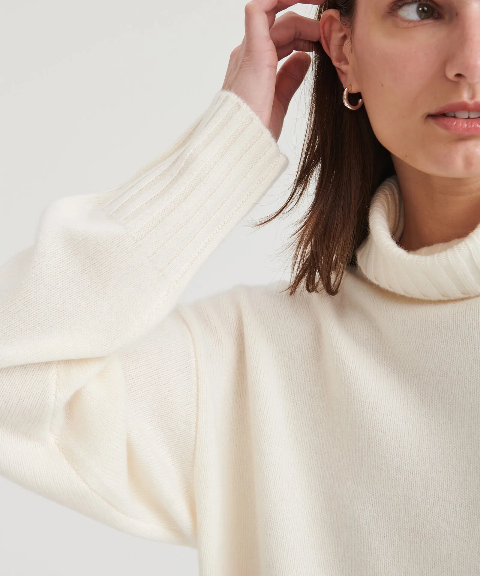 Luxe Cashmere Turtleneck Tunic