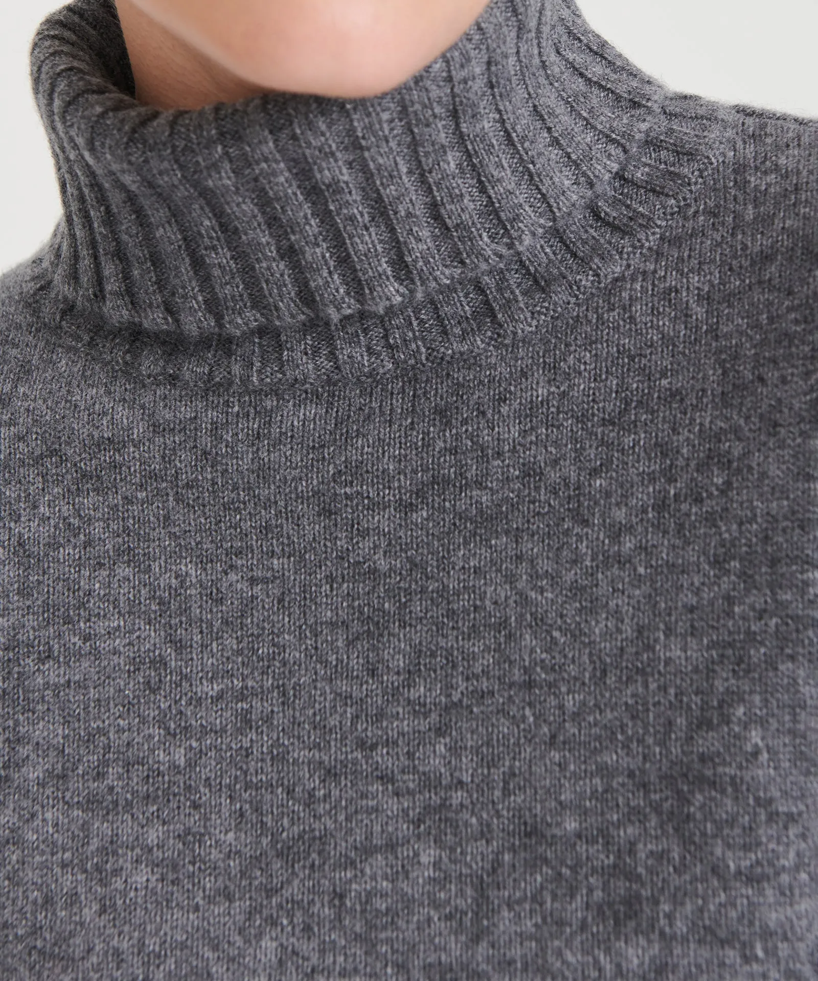 Luxe Cashmere Turtleneck Tunic