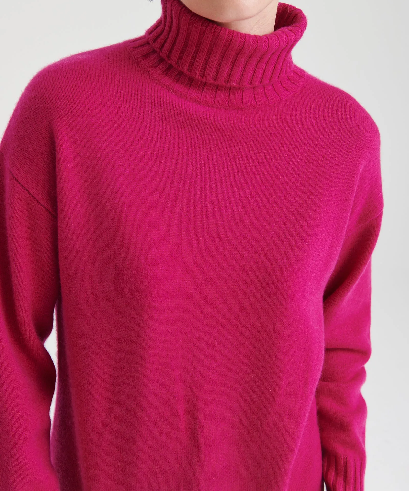 Luxe Cashmere Turtleneck Tunic