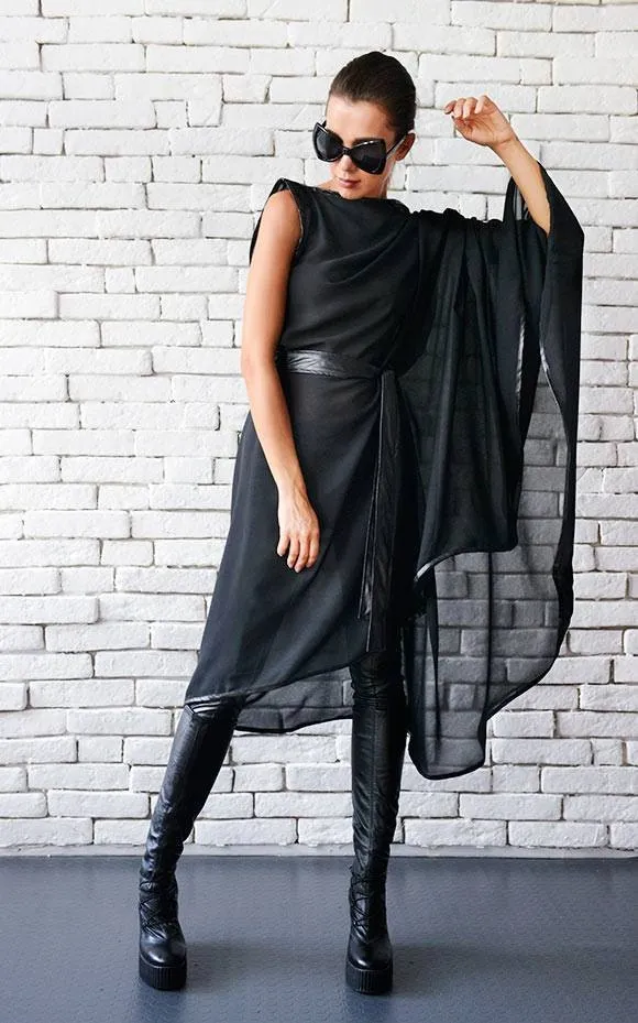 Maxi Black Tunic