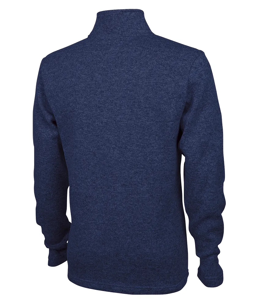 MEN'S HEATHERED FLEECE PULLOVER