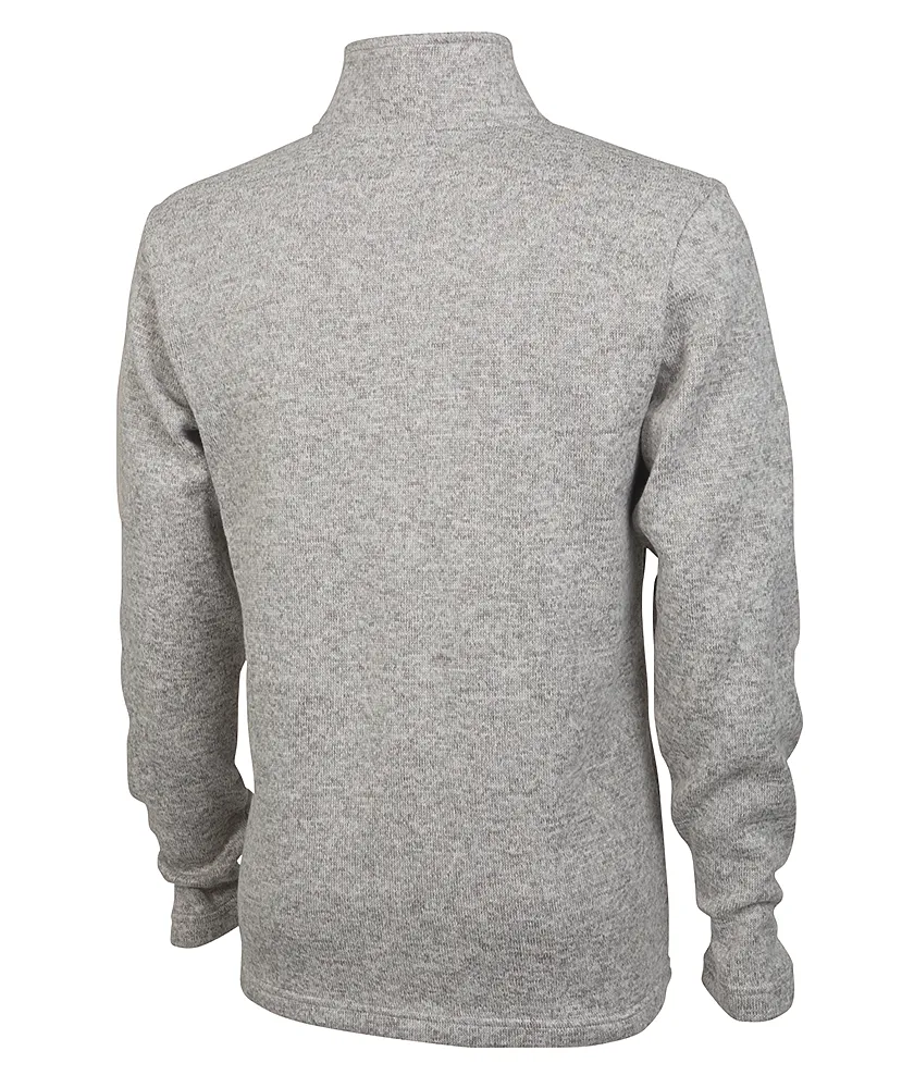 MEN'S HEATHERED FLEECE PULLOVER