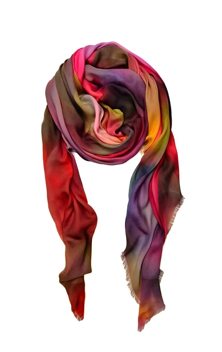 Modal & Cashmere Scarf- Celebration