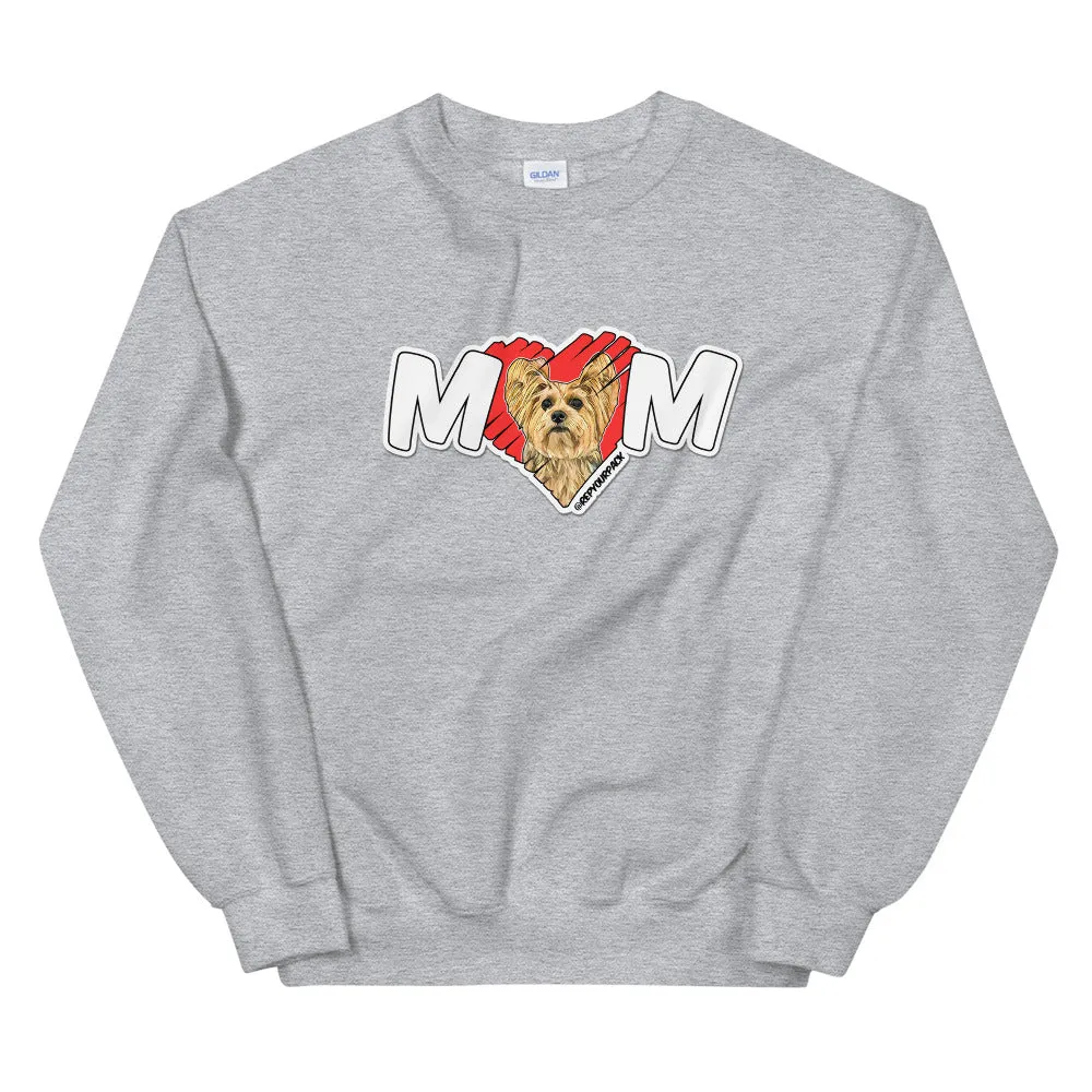 MOM Love Heart Sweatshirt