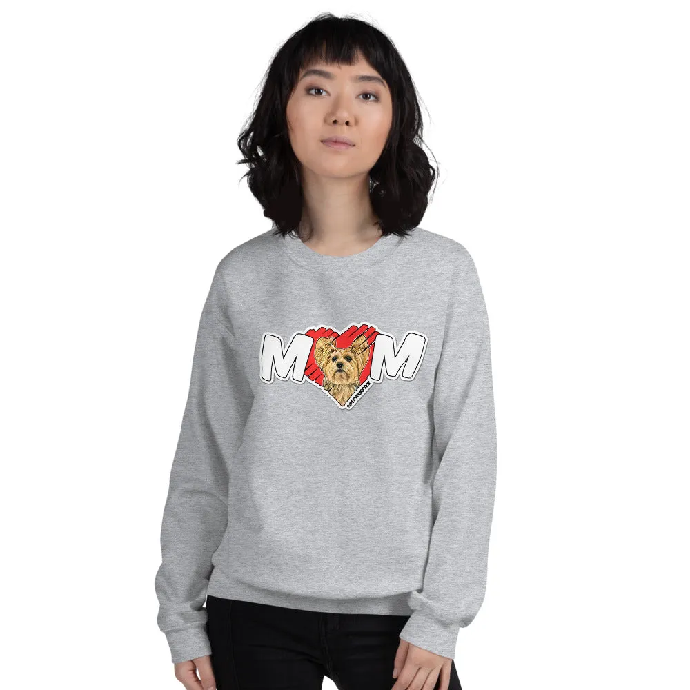 MOM Love Heart Sweatshirt