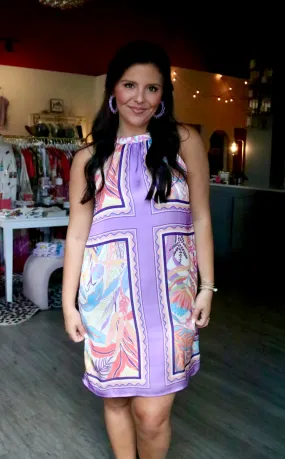 Pastel Scarf Dress