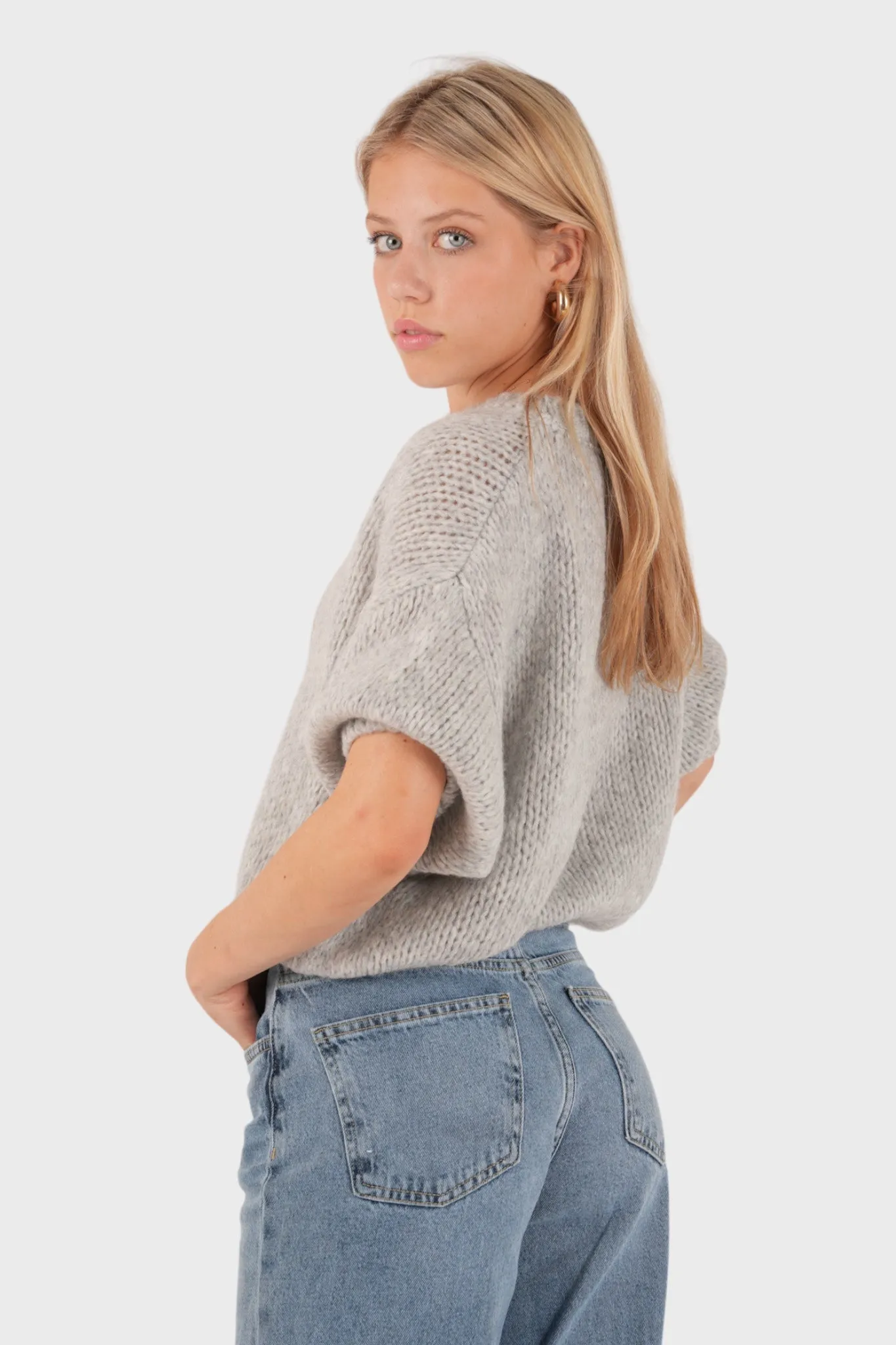 "Mia" sweater grey