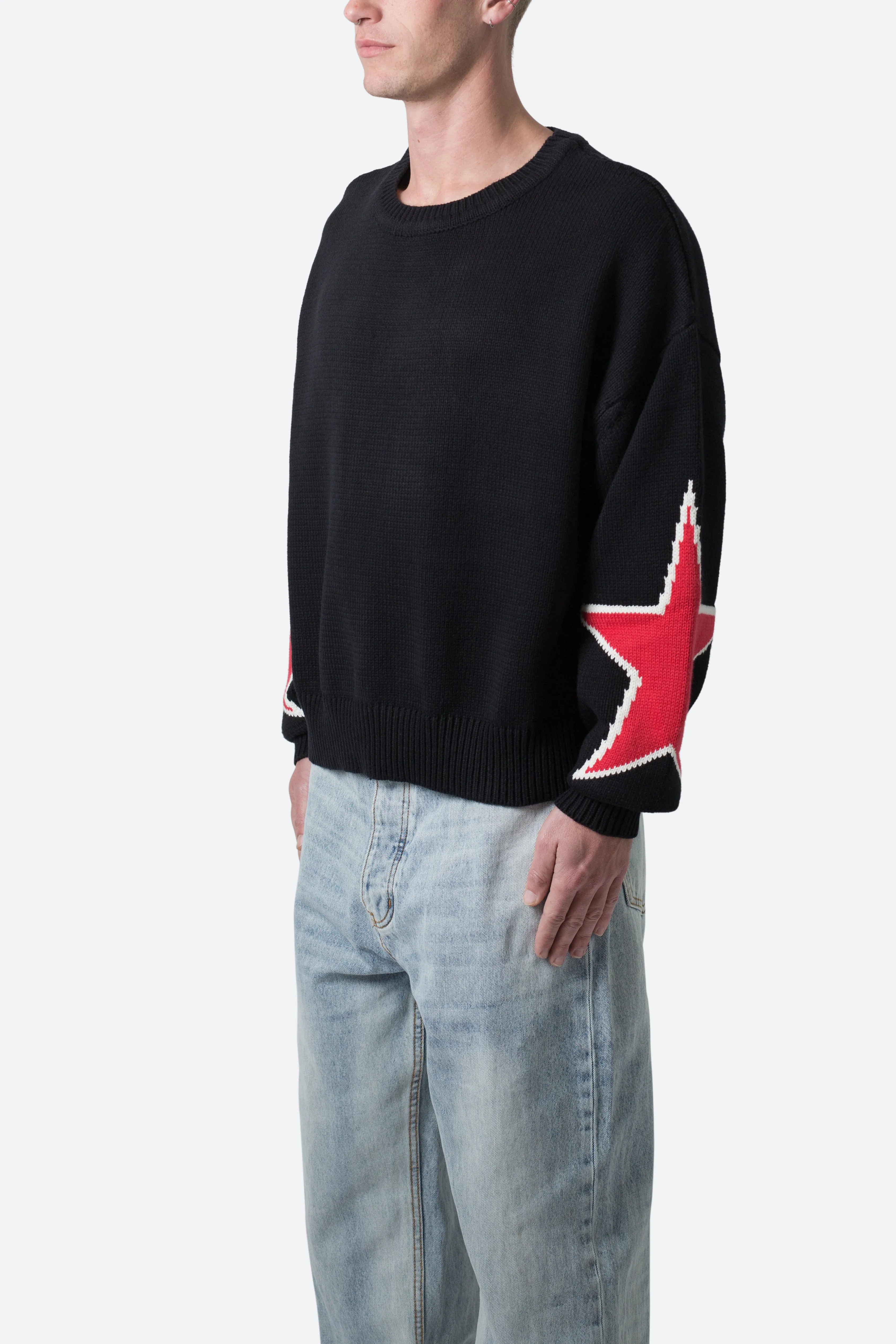 Star Sweater - Black