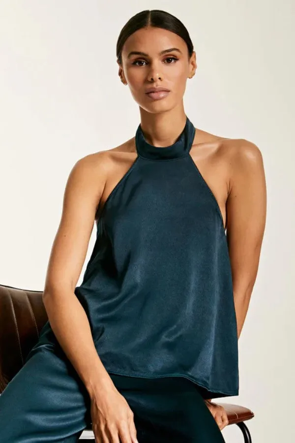 Turtleneck Halter Top