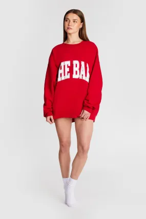 VARSITY SWEATSHIRT RUBY