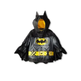 Western Chief Kids Batman Caped Crusader Black Raincoat