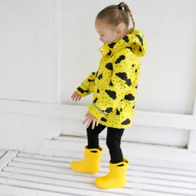 Yellow cloud Raincoat 0-9 Years