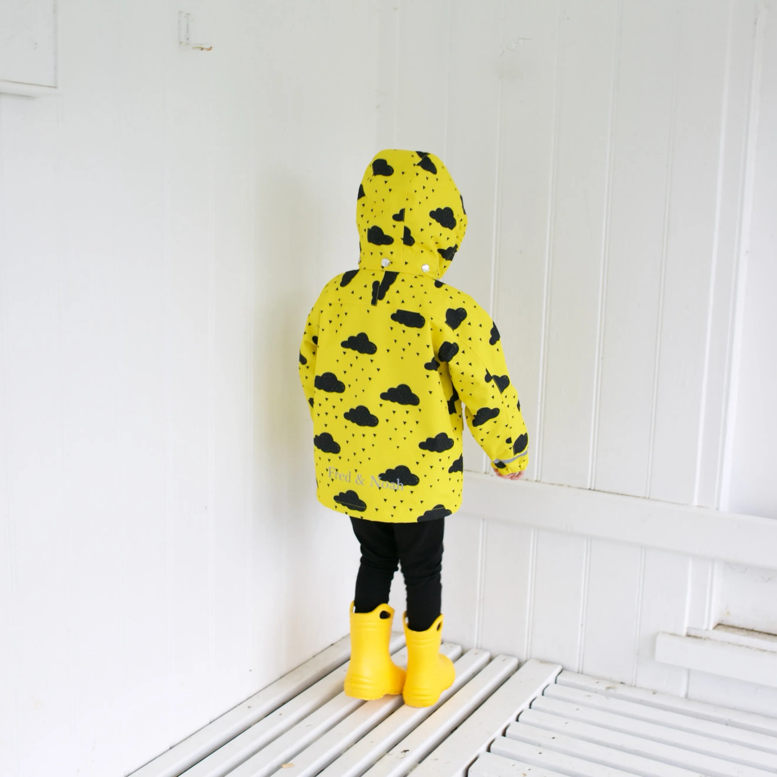 Yellow cloud Raincoat 0-9 Years